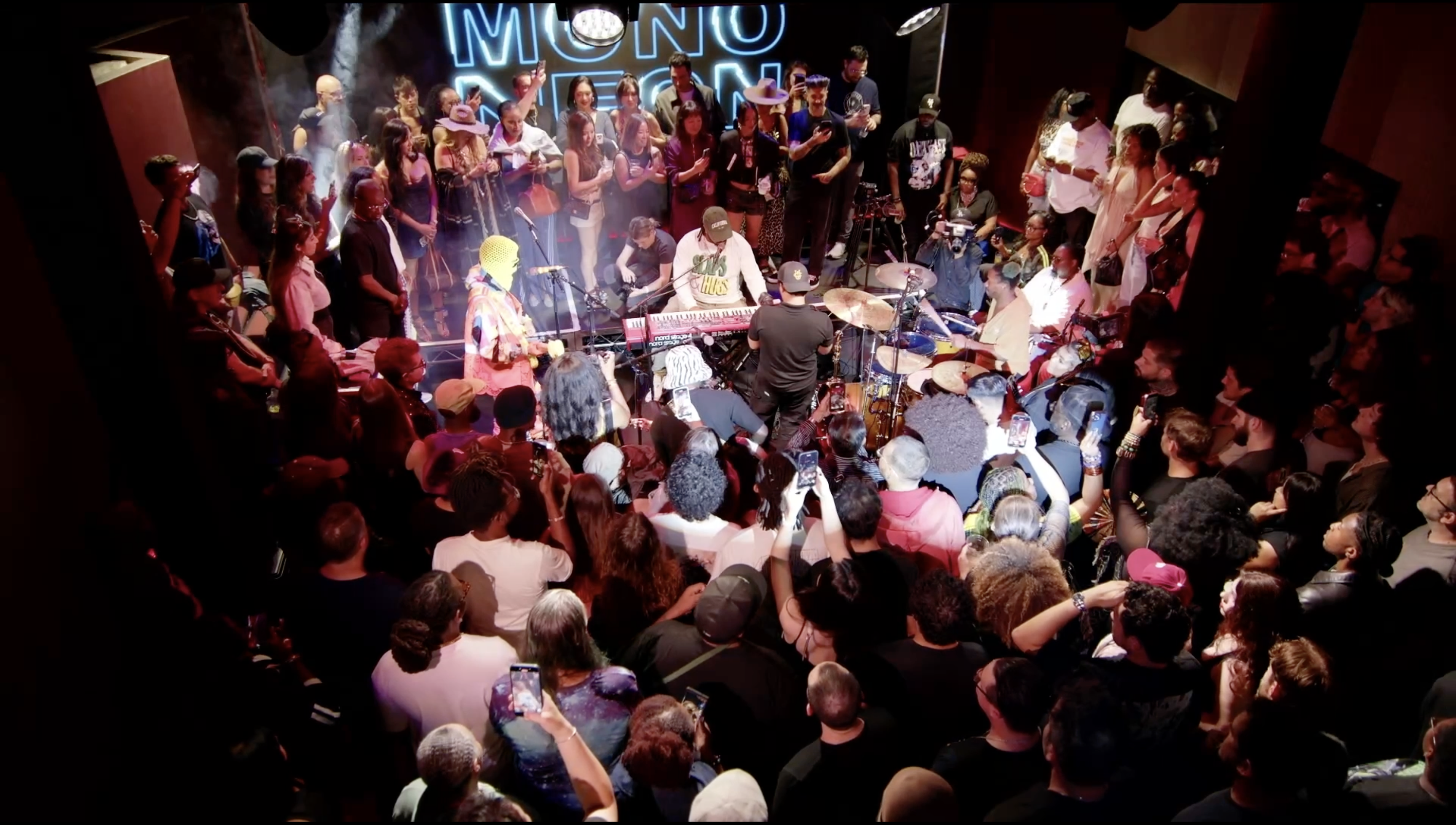 Live event with packed crowd